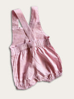 Kids overalls in light pink back