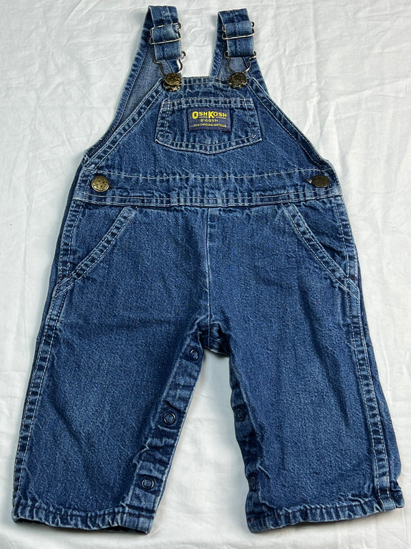 vintage oshkosh original overalls 3-6 months