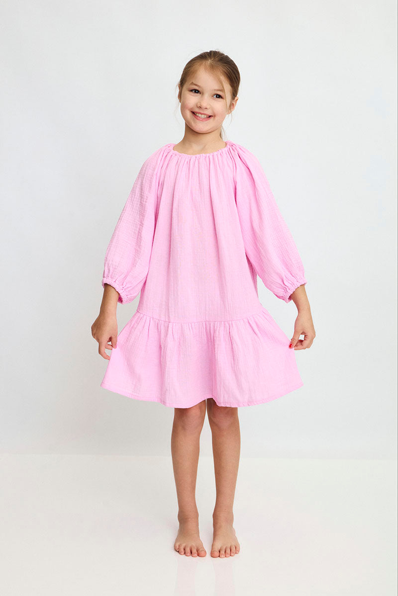 Twirl Dress - Bubblegum Pink