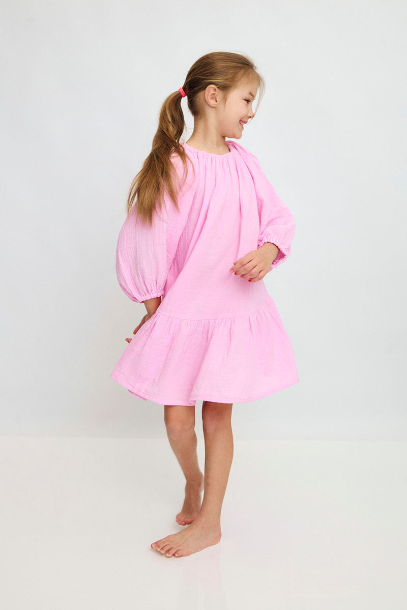 Twirl Dress - Bubblegum Pink