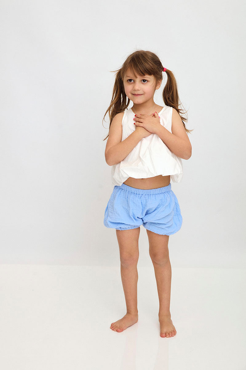 Bubble Shorts - Sky Blue