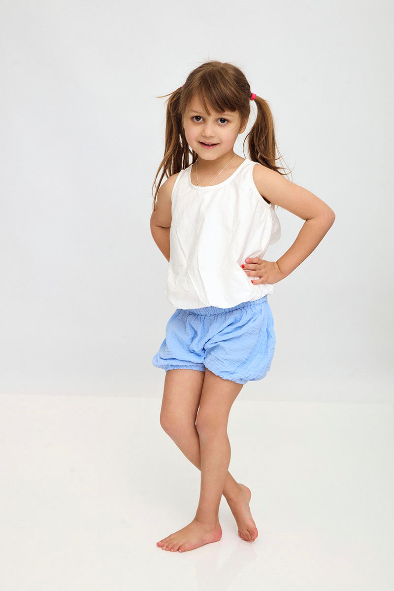 Bubble Shorts - Sky Blue