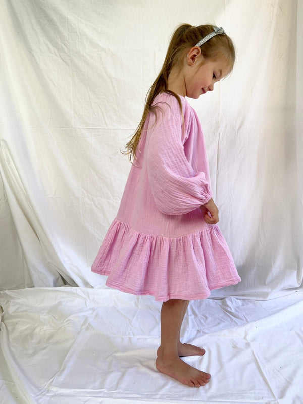 Twirl Dress - Bubblegum Pink