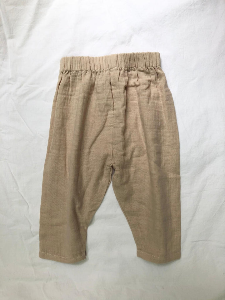 Stone straight leg pant back